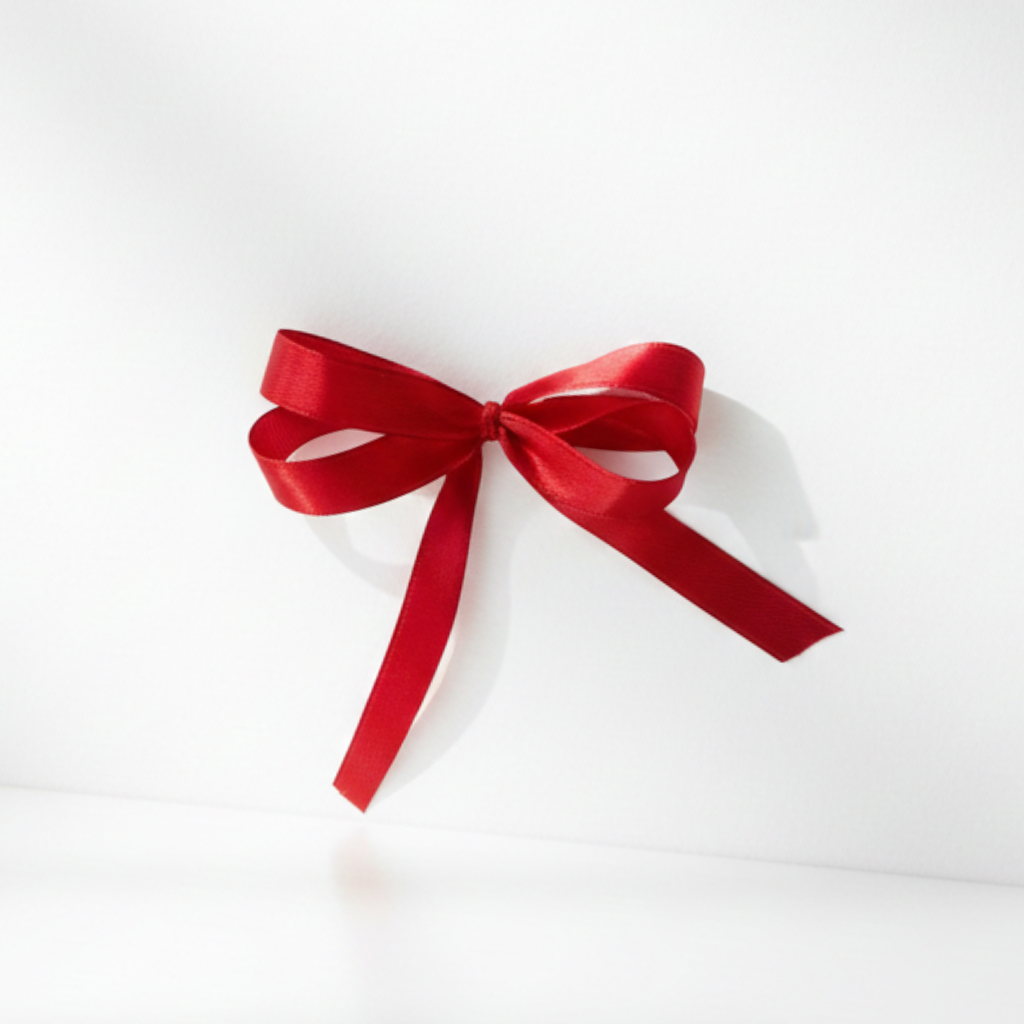 Saténová stuha 10 mm červená – dekorativní stuha pro balení dárků a aranžmá